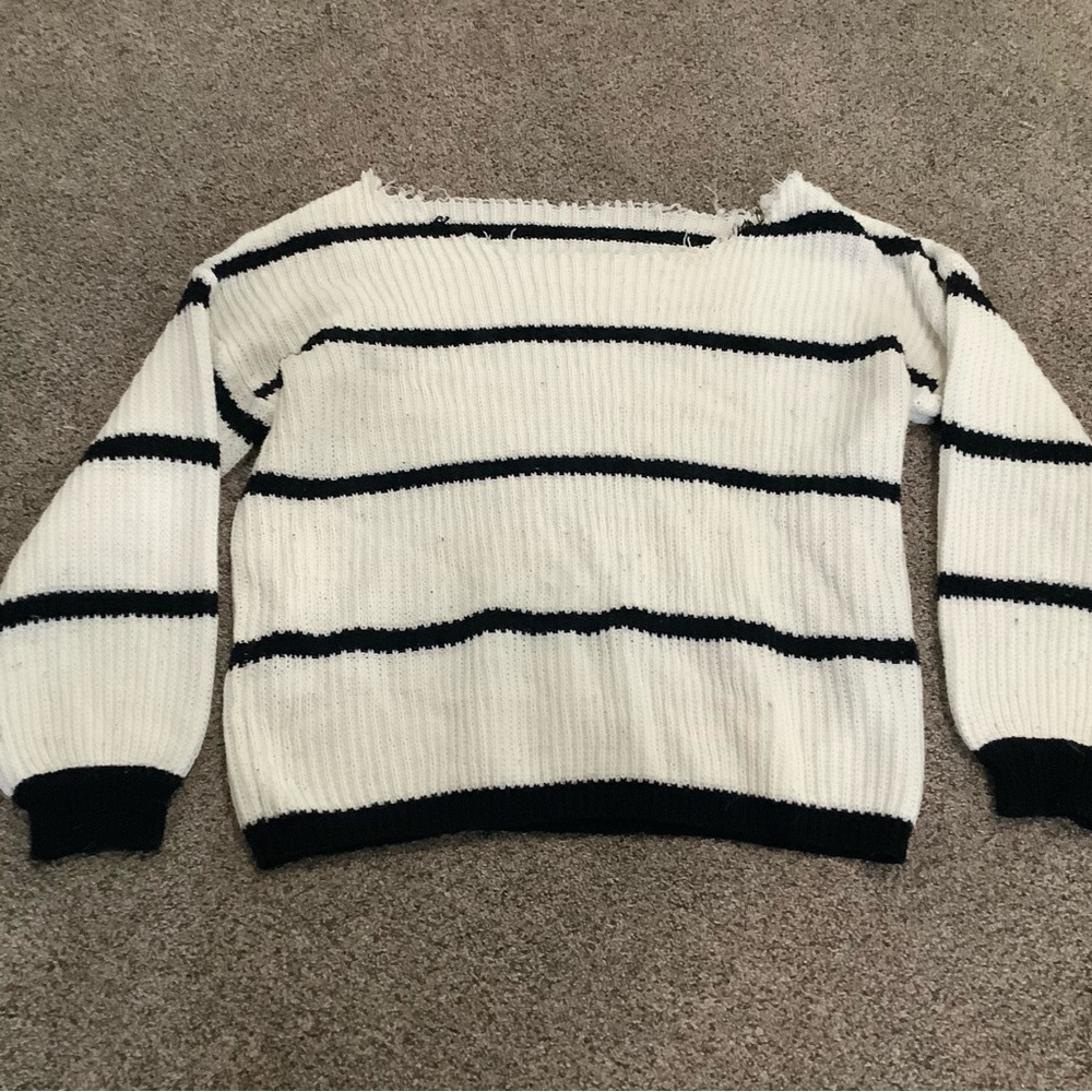 Off The Shoulder Womens Sweater